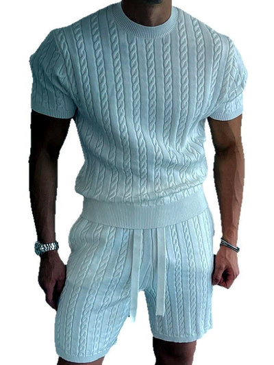 Men's Lyocell Cotton Casual Bermuda Shorts Elastic Waist Summer Shorts - product detail view 1