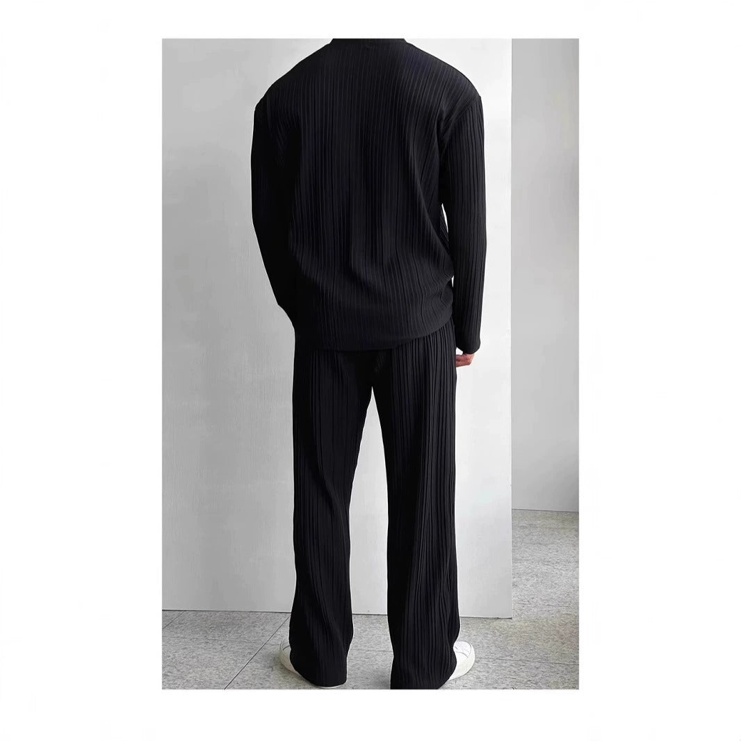 Men's Linen Blend Summer Shirt and Pants Set product image