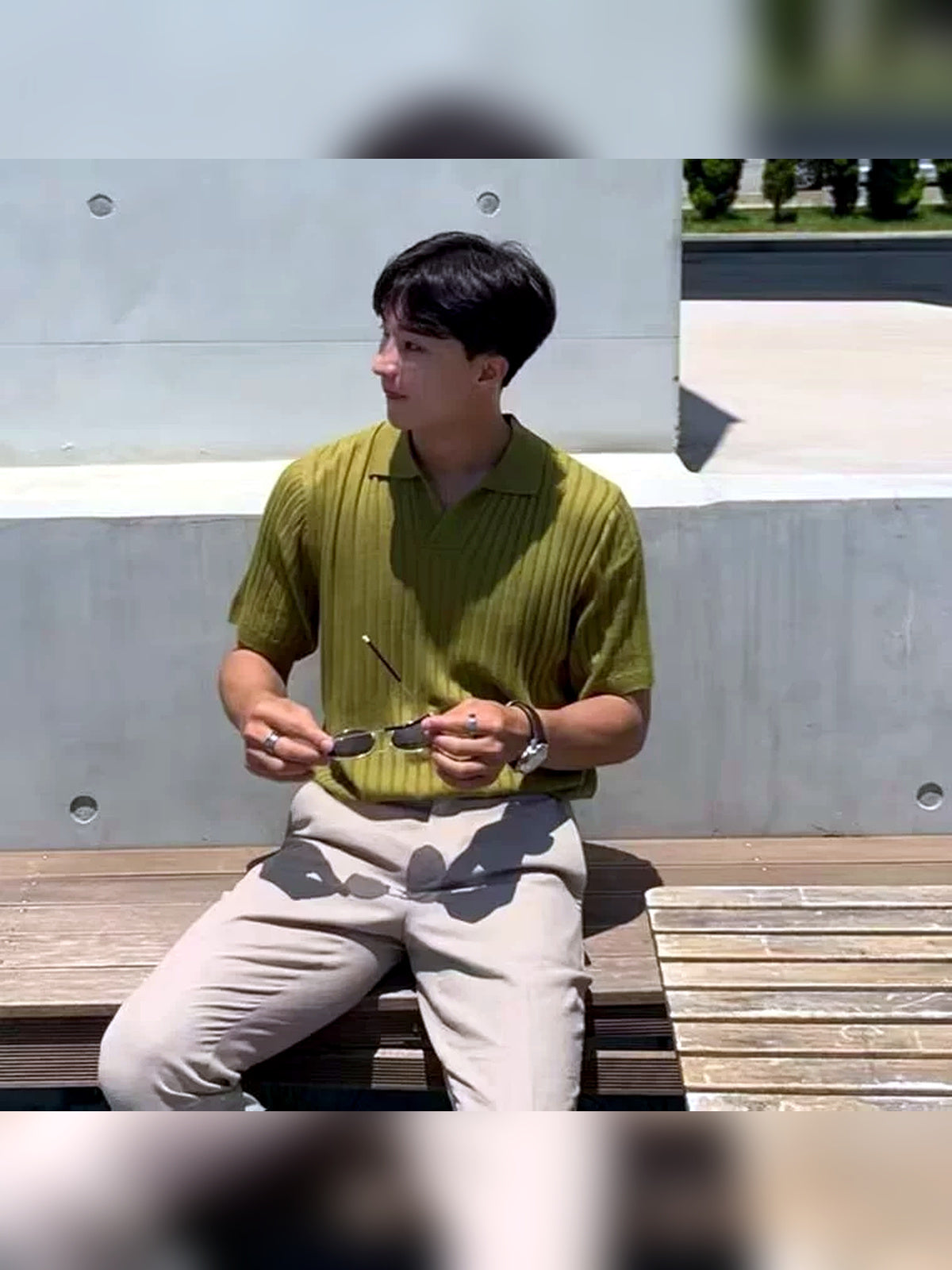 Men's Short Sleeve Polo Shirt - product detail view 1