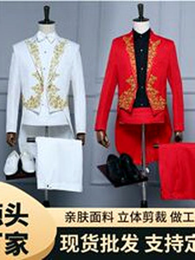 Men's Lightweight Business Blazer and Pants Set Casual Suit Outfit - product detail view 1
