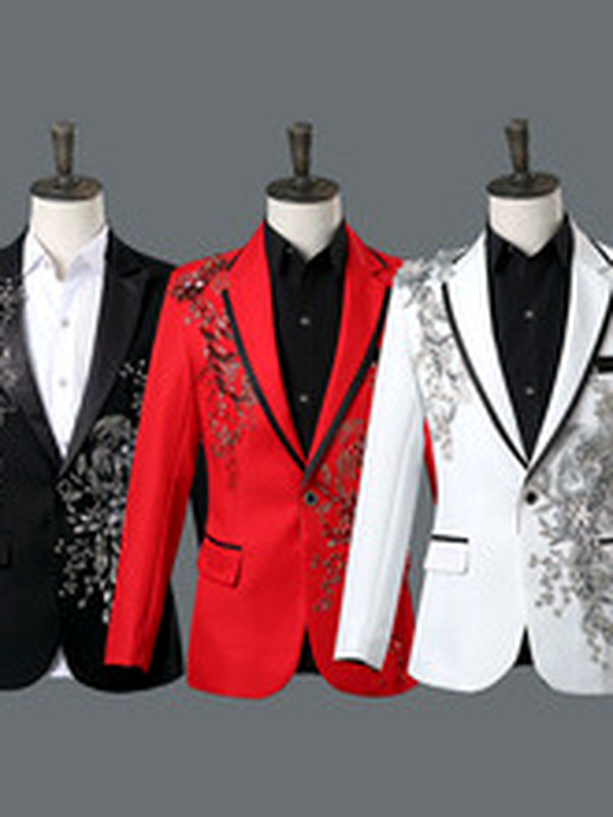 Men's Lightweight Business Blazer and Pants Set Casual Suit Outfit - product detail view 1