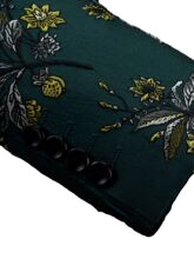 Men's Jacquard Blazer Suit Jacket One Button Party Banquet Formal Outfit - product detail view 4