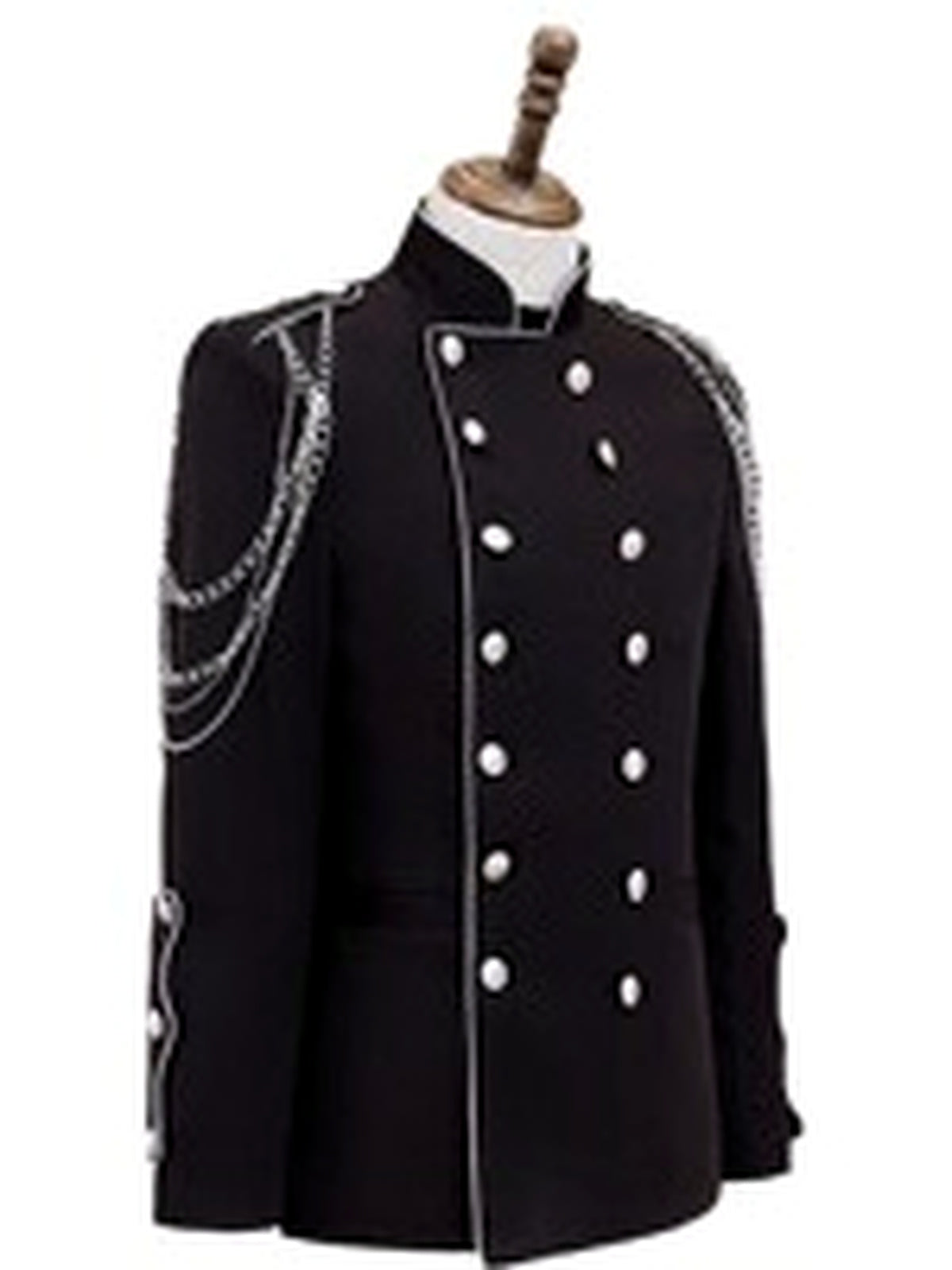 Men's Jacquard Blazer Suit Jacket One Button Party Banquet Formal Outfit - product detail view 3