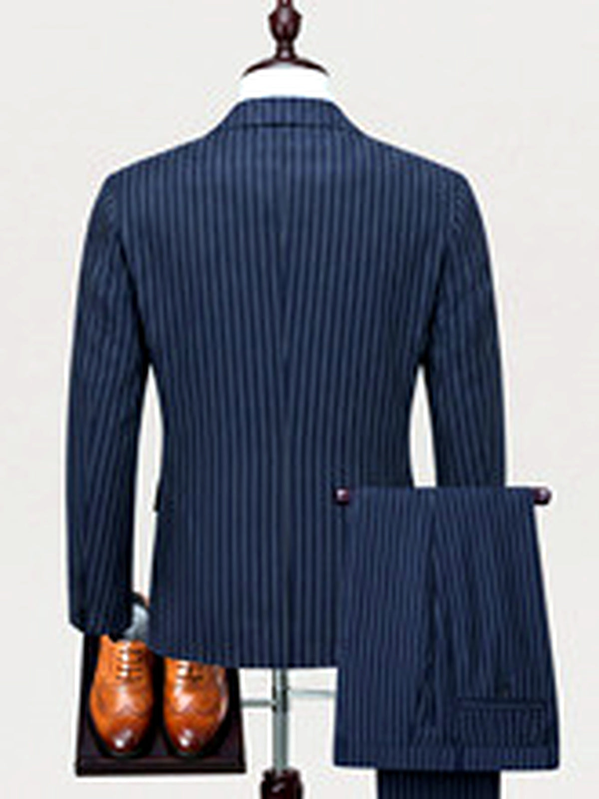 Men's Lightweight Business Blazer and Pants Set Casual Suit Outfit - product detail view 4