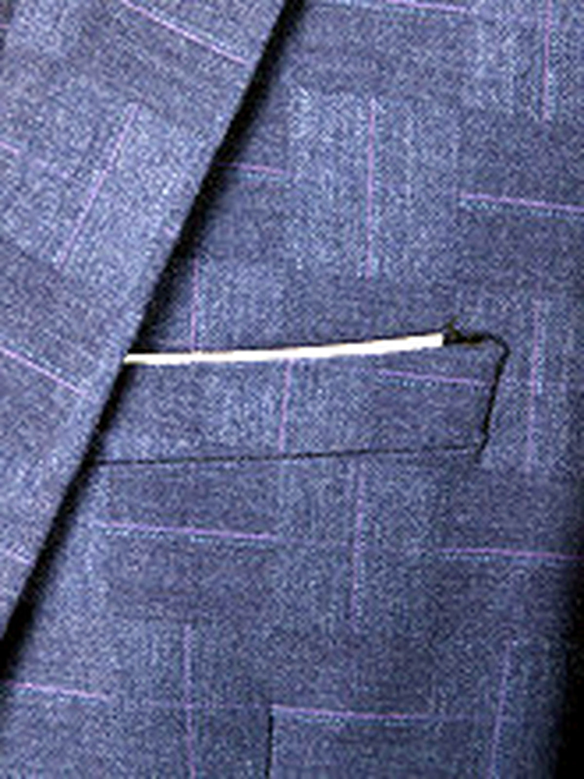 Men's Lightweight Business Blazer and Pants Set Casual Suit Outfit - product detail view 2