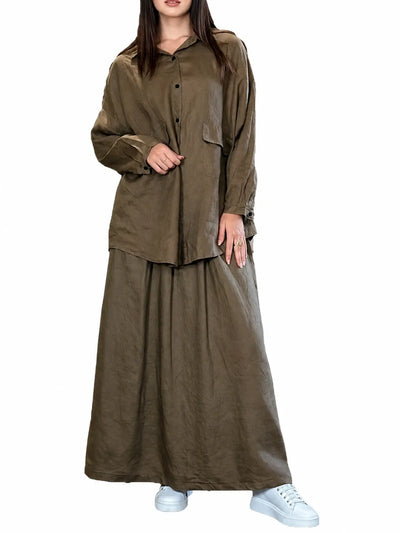 Women's Top and Skirt Two-Piece Set - product detail view 1