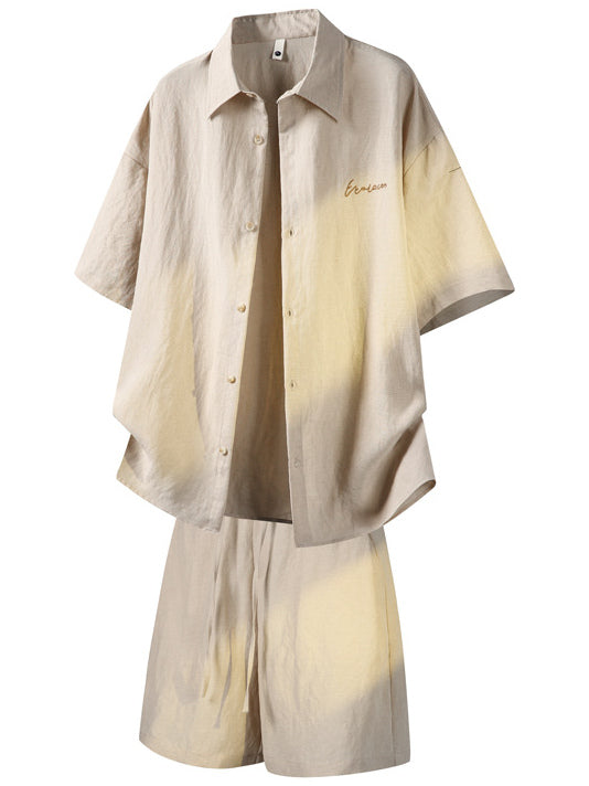 Men's Lyocell Linen Summer Two-Piece Set product image