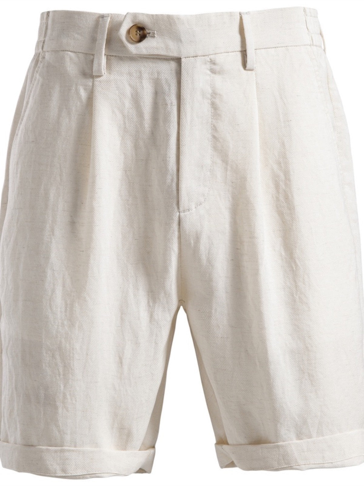 Men's Lyocell Cotton Casual Bermuda Shorts Elastic Waist Summer Shorts product image