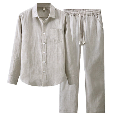 Men's Lyocell Linen Summer Two-Piece Set product image