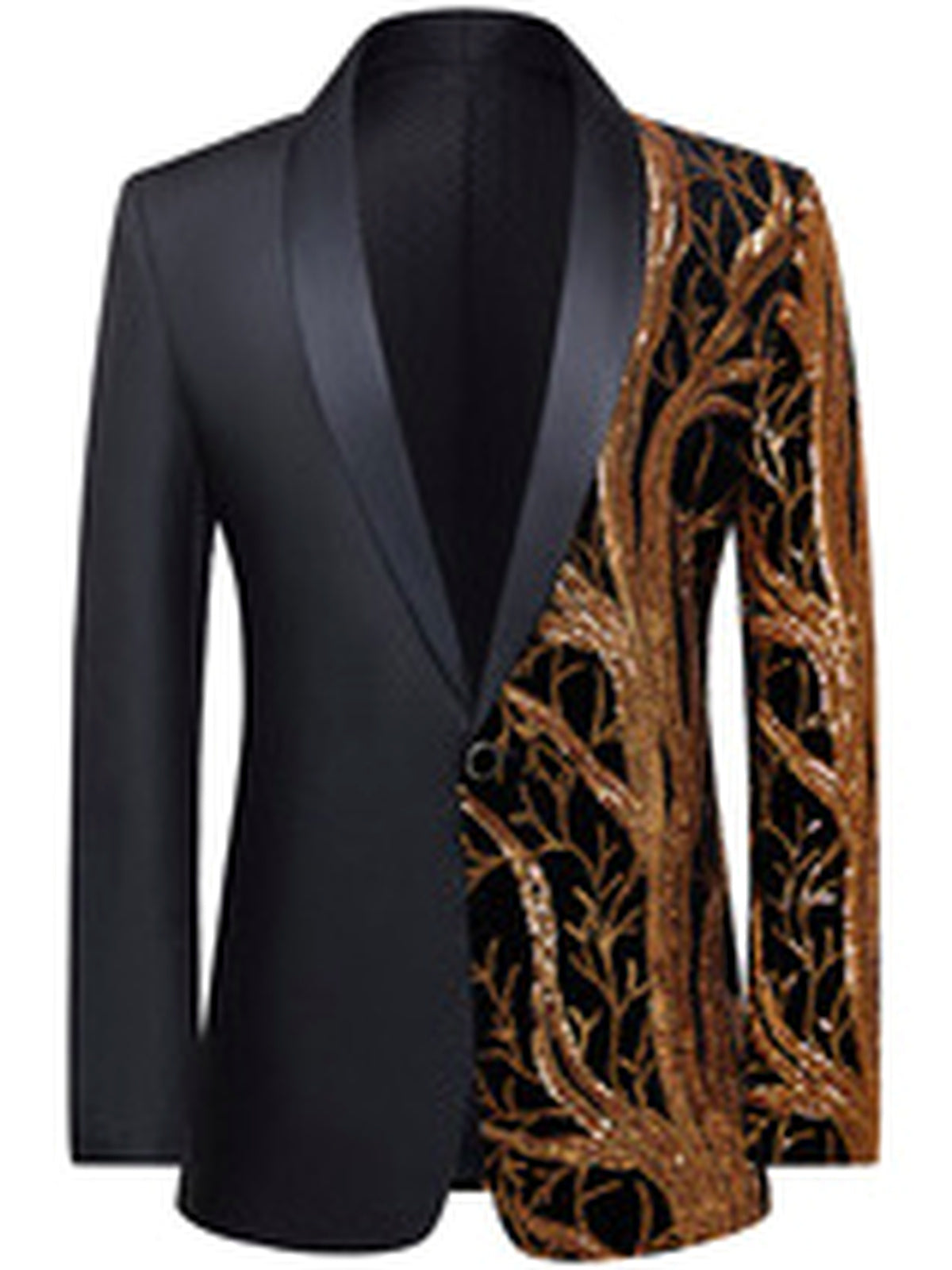 Men's Slim Fit Blazer for Everyday Smart-Casual Wear - product detail view 2