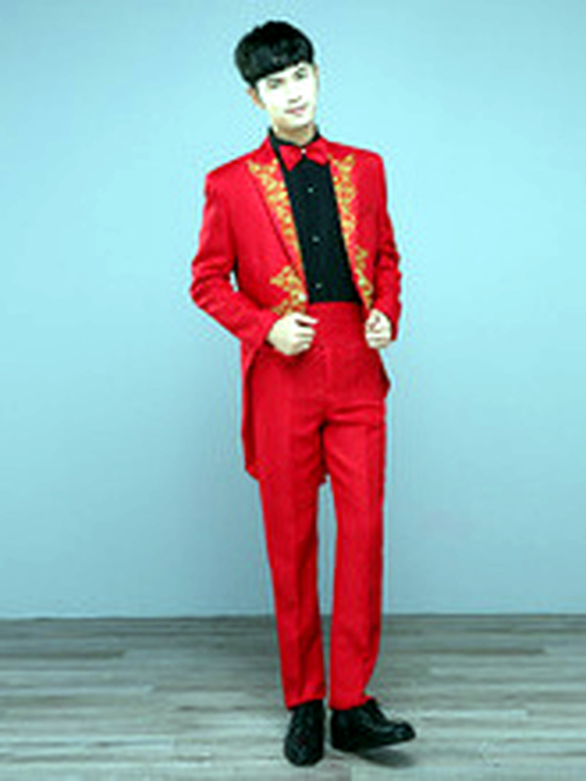 Men's Lightweight Business Blazer and Pants Set Casual Suit Outfit - product detail view 2