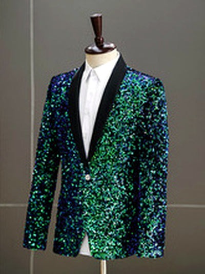 Men's Slim Fit Blazer for Everyday Smart-Casual Wear - product detail view 3