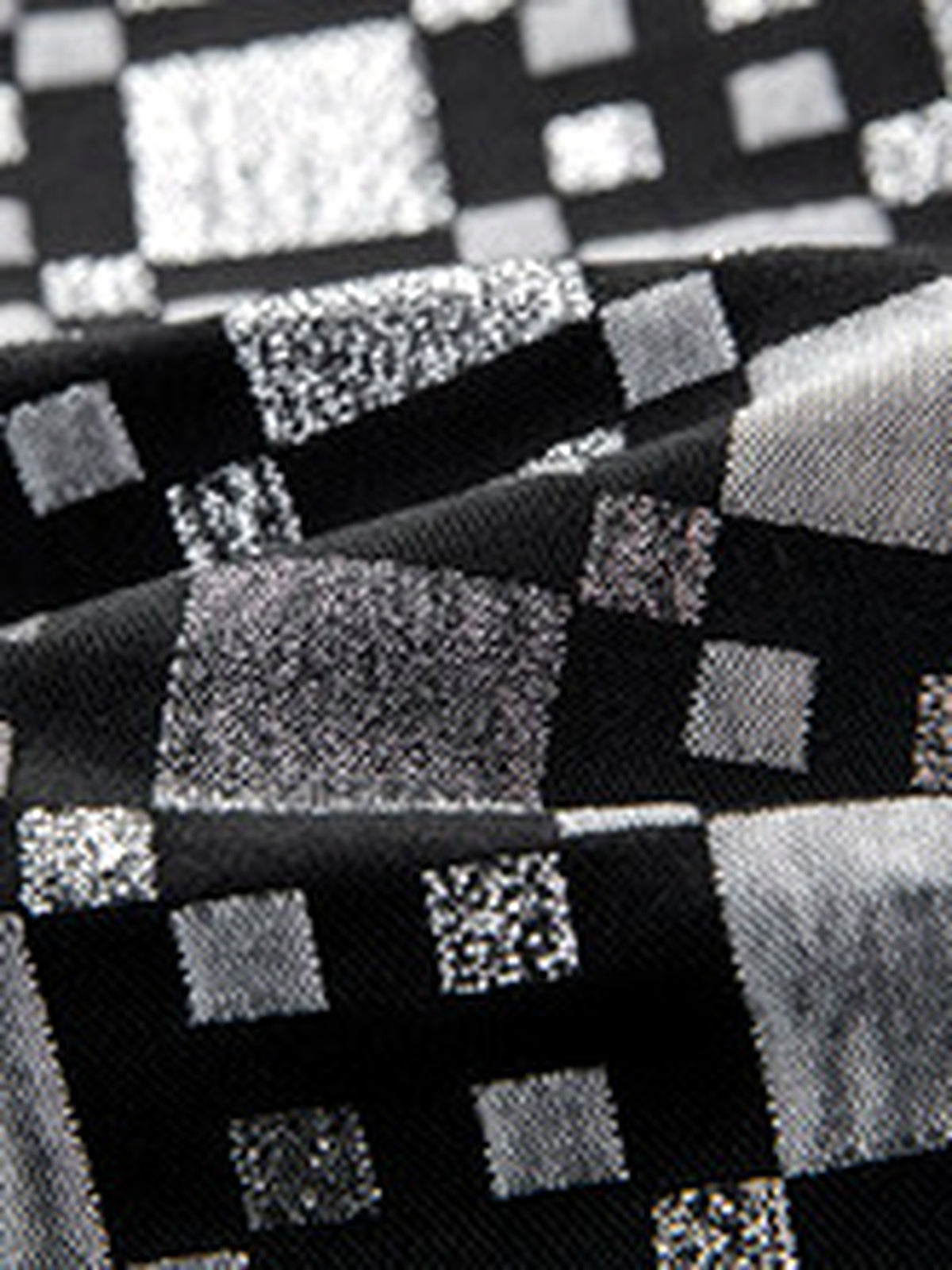 Men's Jacquard Blazer Suit Jacket One Button Party Banquet Formal Outfit - product detail view 3
