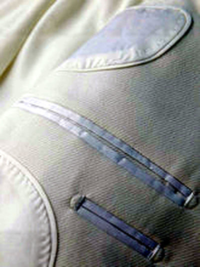 Men's Jacquard Blazer Suit Jacket One Button Party Banquet Formal Outfit - product detail view 5