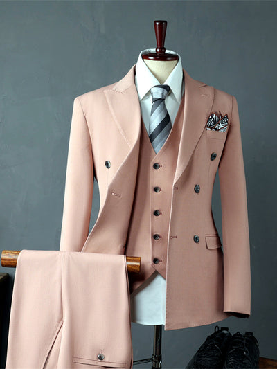 Men's Lightweight Business Blazer and Pants Set Casual Suit Outfit - product detail view 2