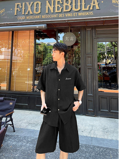 Men's Lyocell Linen Summer Two-Piece Set product image