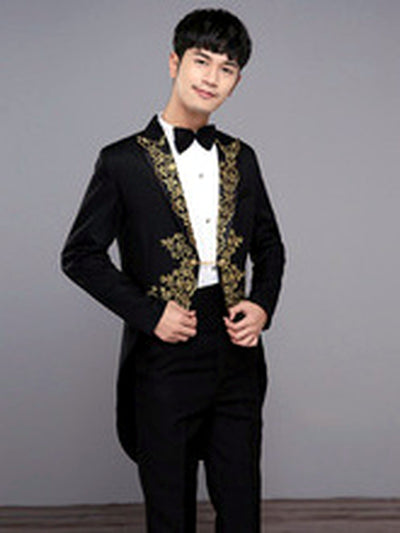 Men's Lightweight Business Blazer and Pants Set Casual Suit Outfit - product detail view 3
