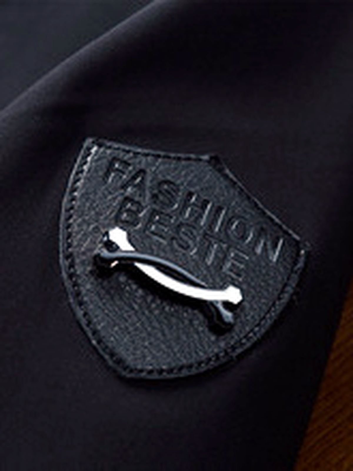 Men's Stand Collar Solid Color Slim Fit Long Sleeve Jacket for Everyday Smart-Casual Wear - product detail view 2