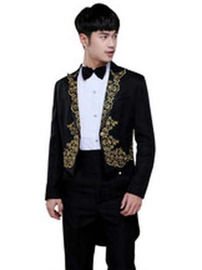 Men's Lightweight Business Blazer and Pants Set Casual Suit Outfit - product detail view 5