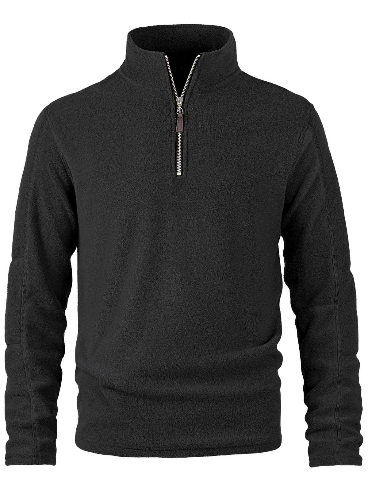 Men's Stand Collar Long Sleeve Sweatshirt Casual in Gray - product view