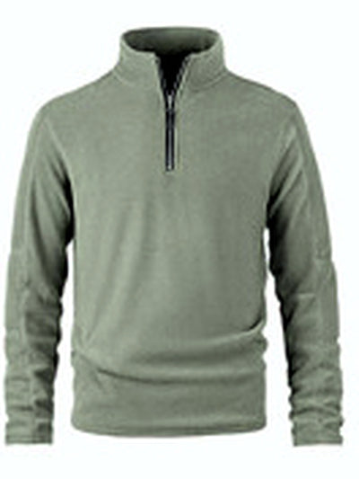 Men's Stand Collar Long Sleeve Sweatshirt Casual - product detail view 1