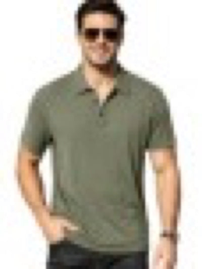 Men's Quick-Dry Henley Short Sleeve T-Shirt product image