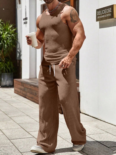 Men's Sleeveless Linen Vest Shirt Lightweight Casual Summer Top product image