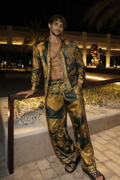 Exclusive Silk Satin Set – Statement Luxury Wear