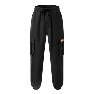 Men's Solid Color Loose Casual Pants