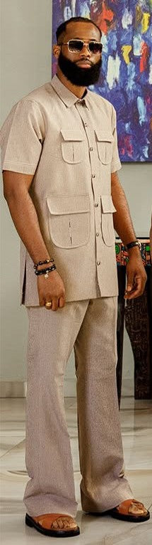 Men's Refined Solid Color Suit