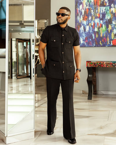 Men's Refined Solid Color Suit