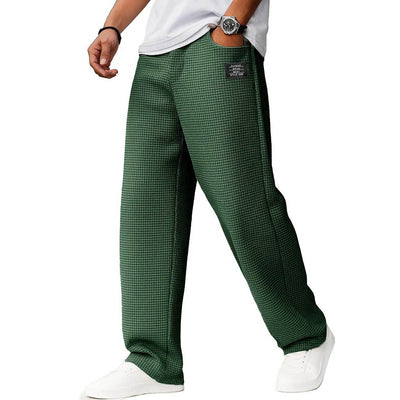 Men's Solid Color Loose Casual Pants