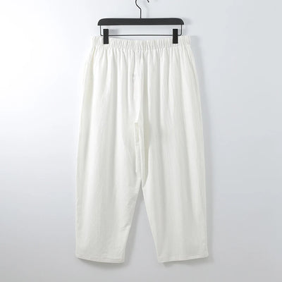 9XL Plus Size Shirts Pants Sets Japan Style Cotton Linen Kimono Suits Man Big Size Summer Shirts and Pants Sets 8XL 7XL