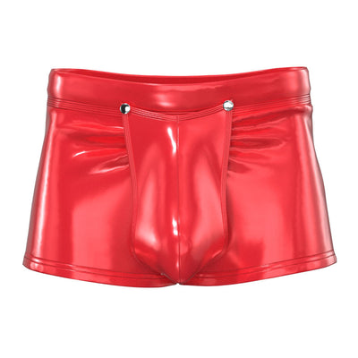 Men's  PVC Patent Leather Shorts/Boxer Briefs
