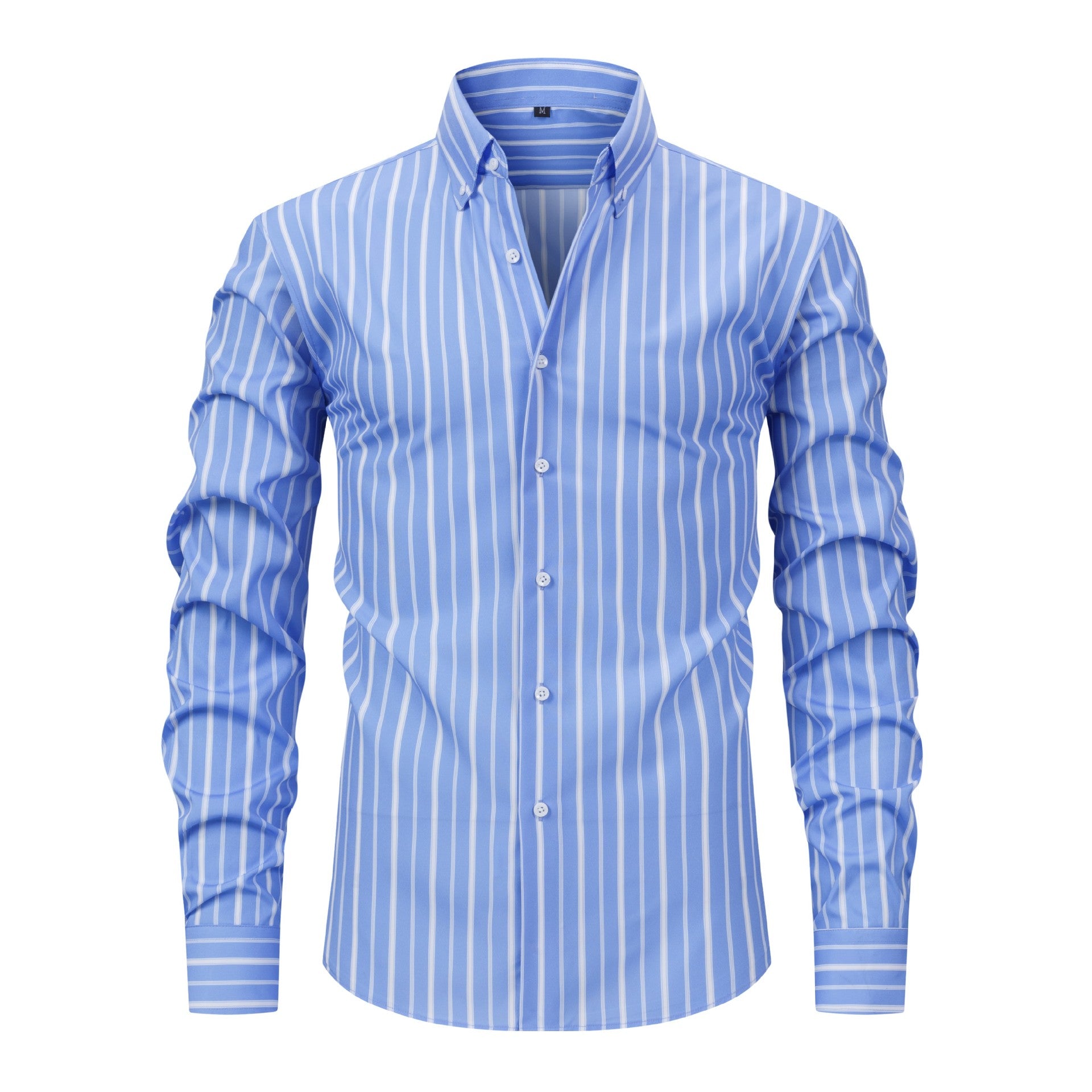Men's Striped Printed Daily Business Long Sleeves Shirts