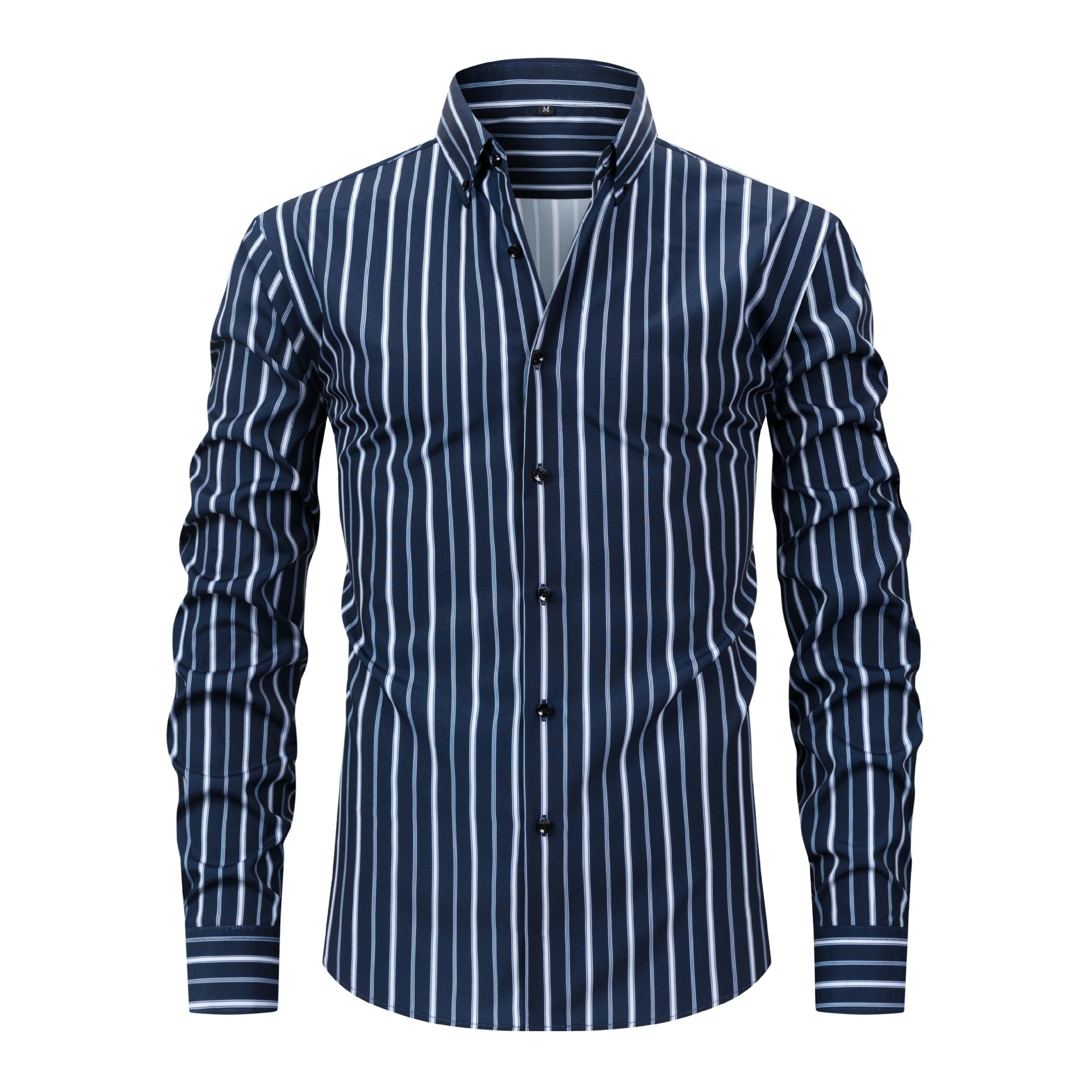 Men's Striped Printed Daily Business Long Sleeves Shirts