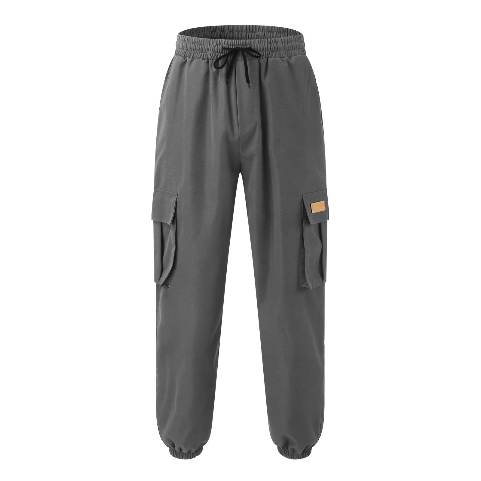 Men's Solid Color Loose Casual Pants