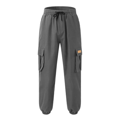Men's Solid Color Loose Casual Pants