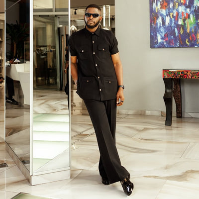 Men's Refined Solid Color Suit