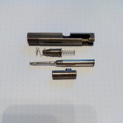 Brass retro mini bolt action pen - Writing tool. Golf scorecard pen. EDC, pocket carry. Camping kit gift.
