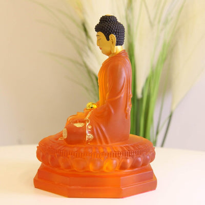 Resin Sakyamuni Buddha Sakyamuni Buddha, Auspicious Offering Crafts, Ornaments, Lingshan Tathagata Buddha Statue