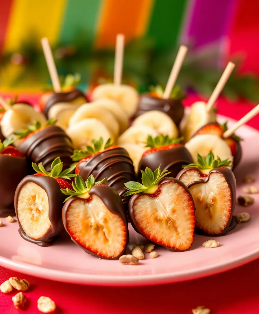 24 Teen Lunch Ideas for School That'll Make Your Friends Jealous! - 24. Chocolate Dipped Fruit