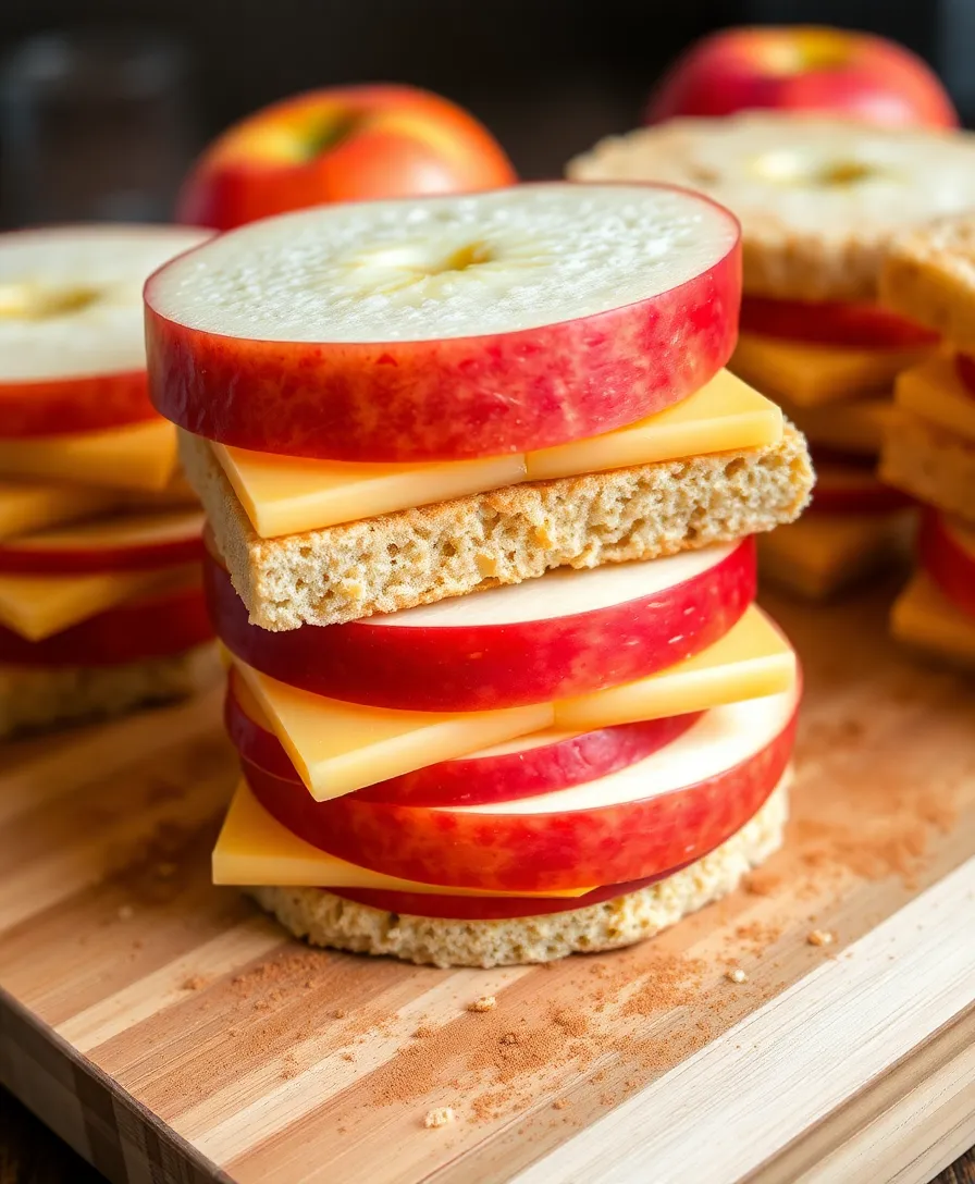 24 Teen Lunch Ideas for School That'll Make Your Friends Jealous! - 13. Apple Cheddar Sandwiches