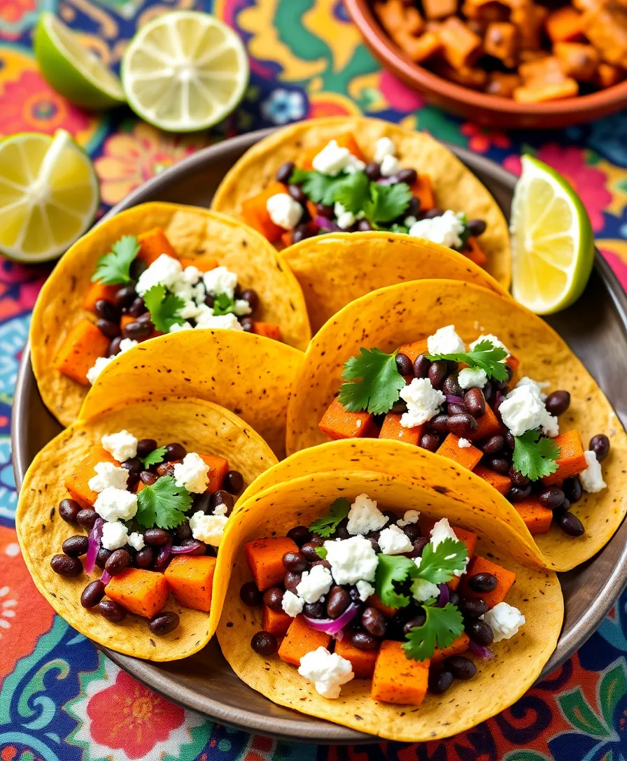 24 Teen Lunch Ideas for School That'll Make Your Friends Jealous! - 17. Sweet Potato and Black Bean Tacos