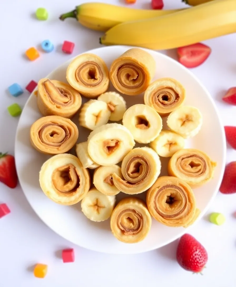 24 Teen Lunch Ideas for School That'll Make Your Friends Jealous! - 9. Peanut Butter Banana Roll-ups