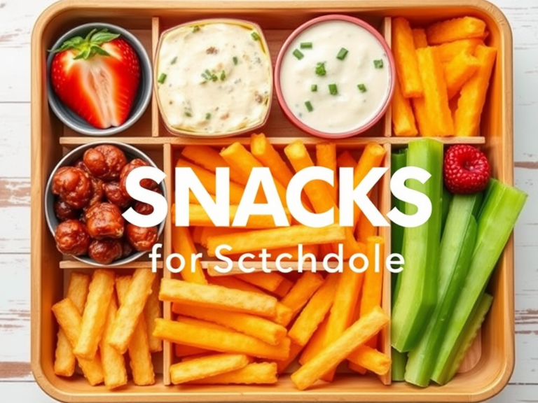 25 Snacks for School Ideas