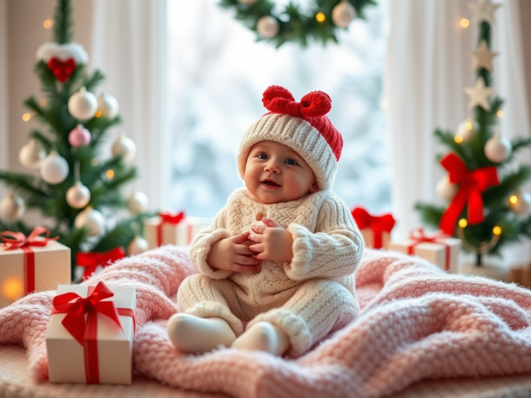 19 Baby’s First Christmas Photos Ideas