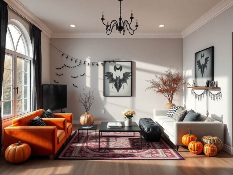 18 Halloween Living Room Decor Ideas