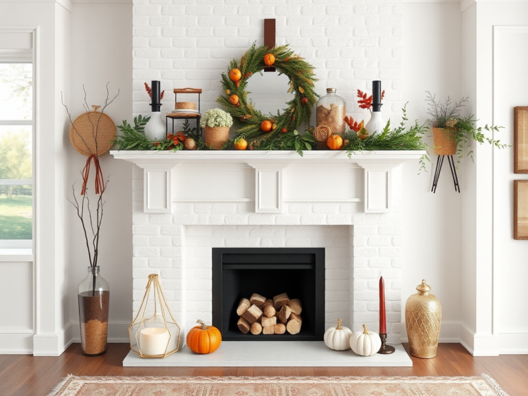 20 Fall Mantle Decor Ideas