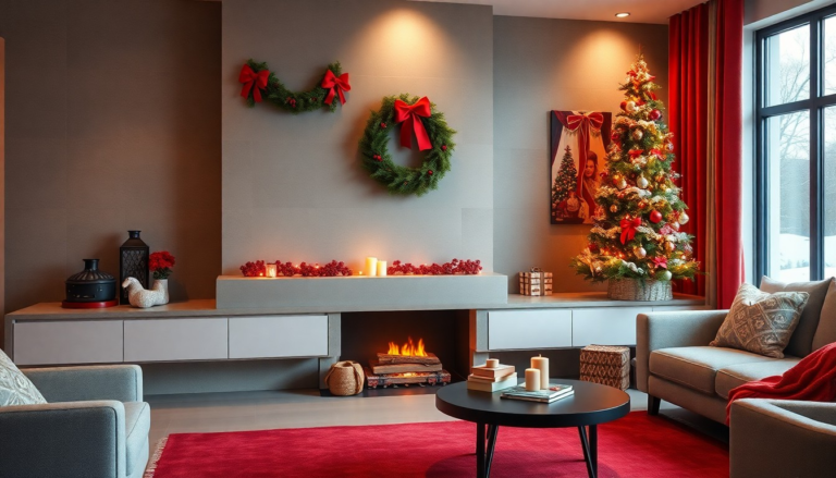 22 Christmas Fireplace Decor Ideas